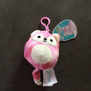 Squishmallows Sabine fox clip